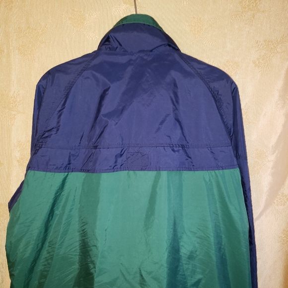 Columbia Zip Up Hooded Windbreaker Packable Rain Jacket Women's Size Large - Picture 7 of 8